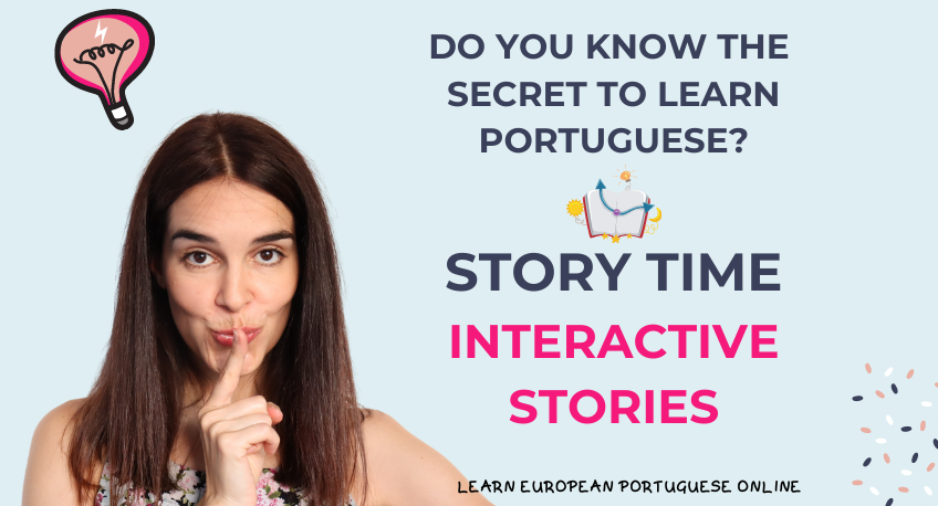 Story Time Interactive Stories in Portuguese
